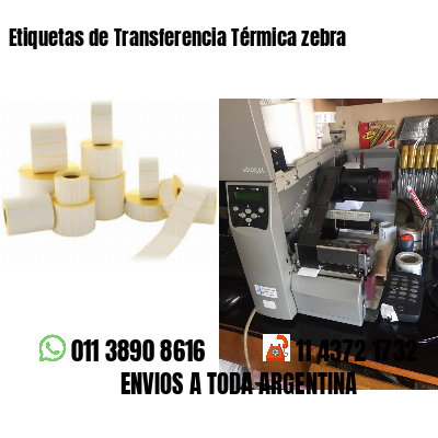 Etiquetas de Transferencia Térmica zebra